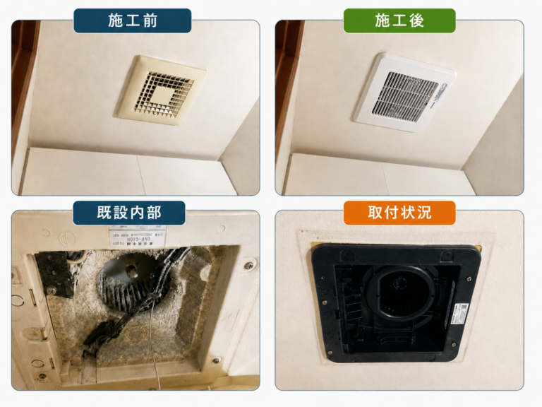 トイレ換気扇取替え｜音・臭い・吸い込み不足が気になる前に早めの交換がおすすめ