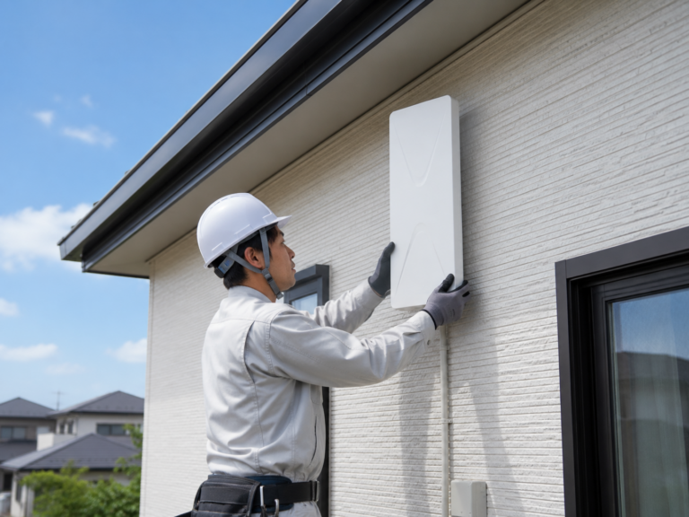 鹿児島でデザインアンテナ工事｜外観をすっきり見せながらテレビ視聴環境を整えました